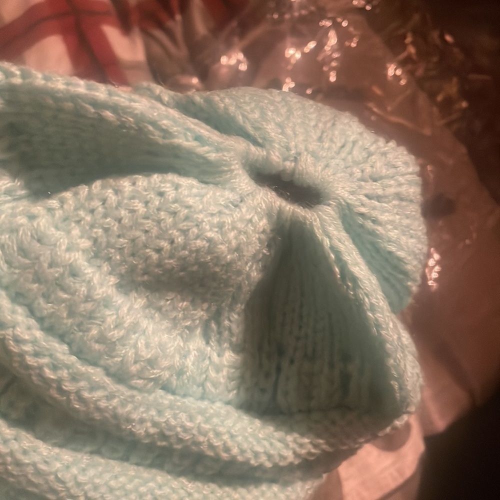 Cc beanie messy bun hat OS (1800) - Picture 2 of 2